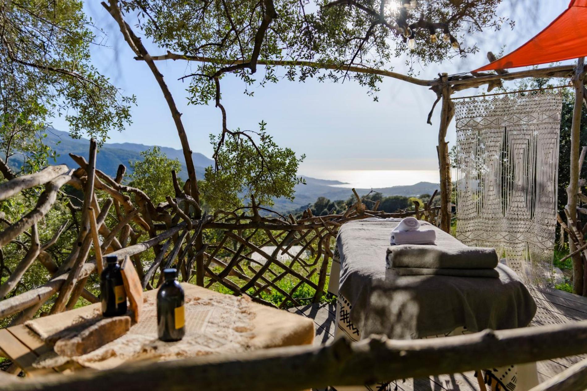 Terre De Maquis, Maison D'Hotes Vue Mer Corse Sari-D'orcino Zewnętrze zdjęcie