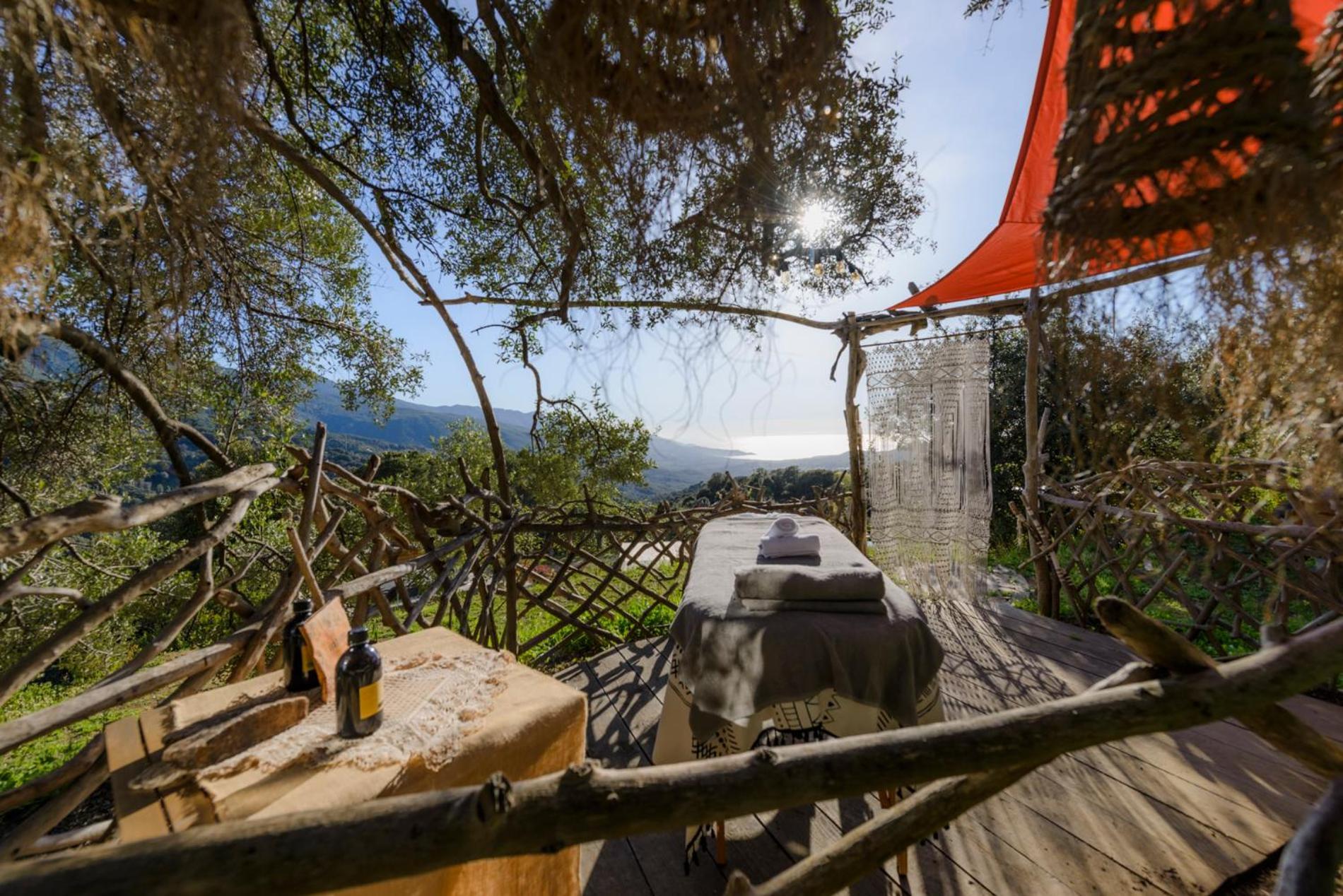 Terre De Maquis, Maison D'Hotes Vue Mer Corse Sari-D'orcino Zewnętrze zdjęcie