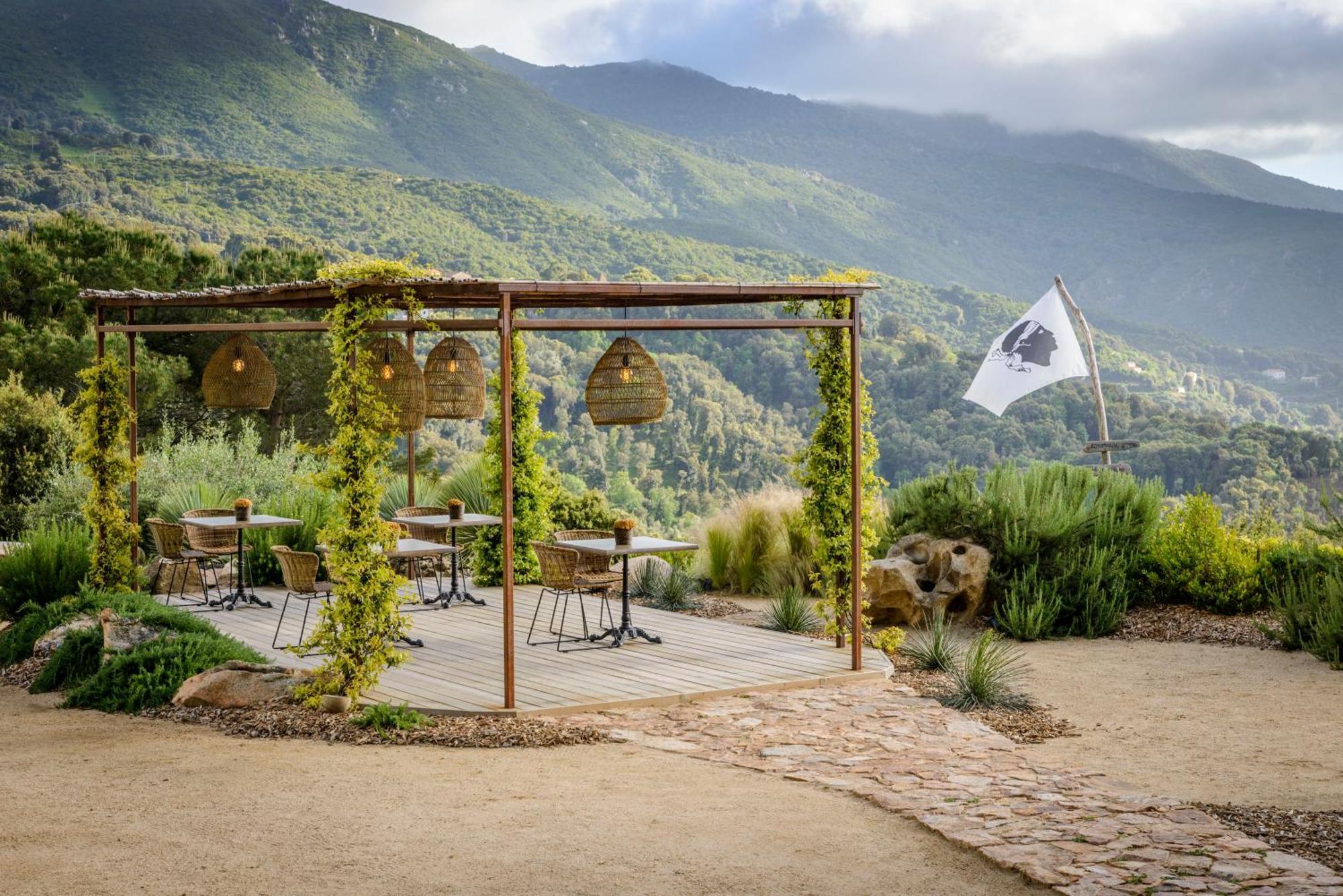 Terre De Maquis, Maison D'Hotes Vue Mer Corse Sari-D'orcino Zewnętrze zdjęcie