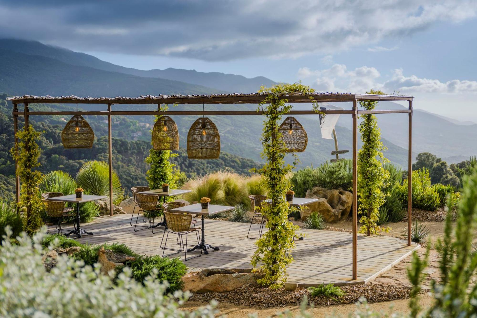 Terre De Maquis, Maison D'Hotes Vue Mer Corse Sari-D'orcino Zewnętrze zdjęcie