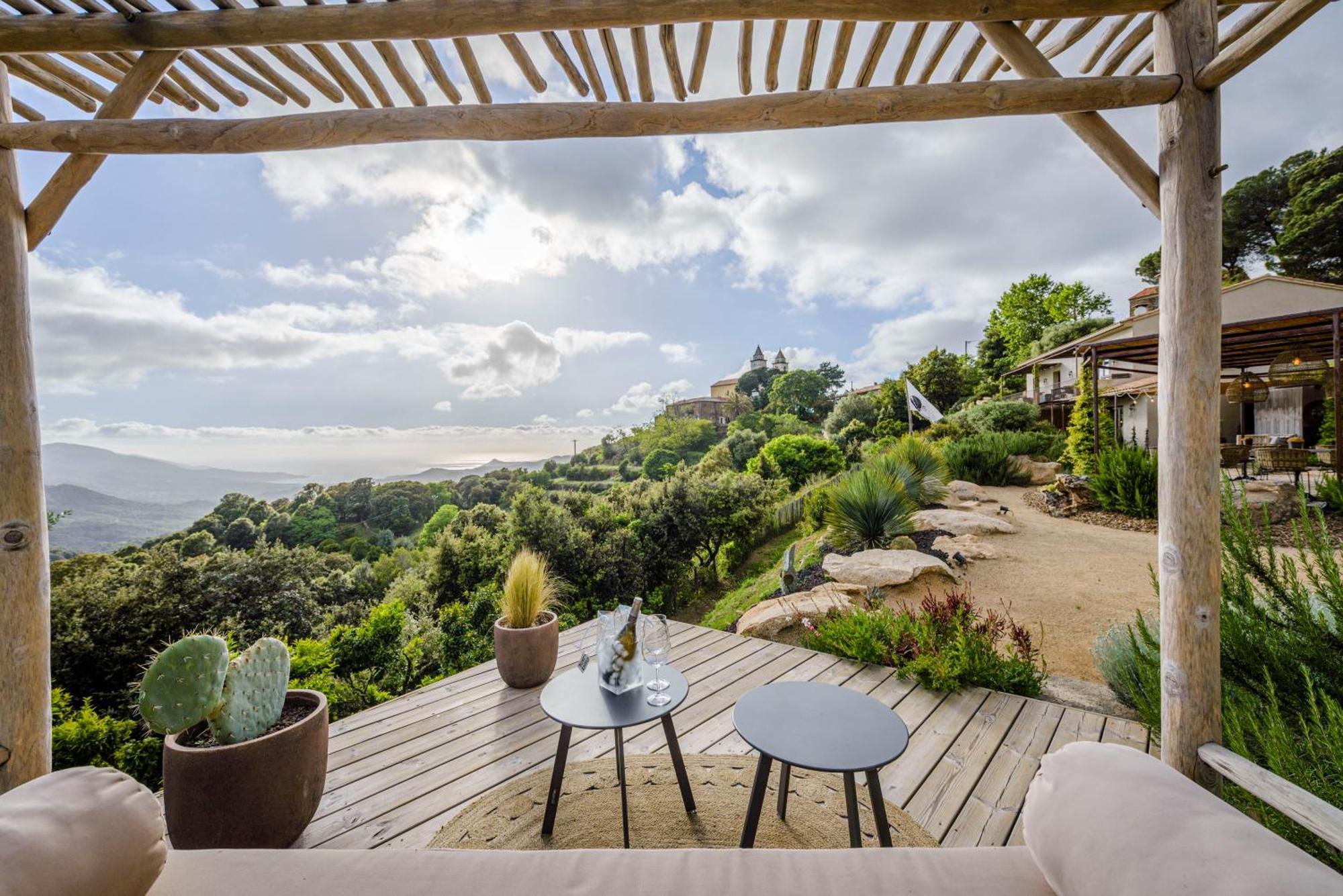 Terre De Maquis, Maison D'Hotes Vue Mer Corse Sari-D'orcino Zewnętrze zdjęcie